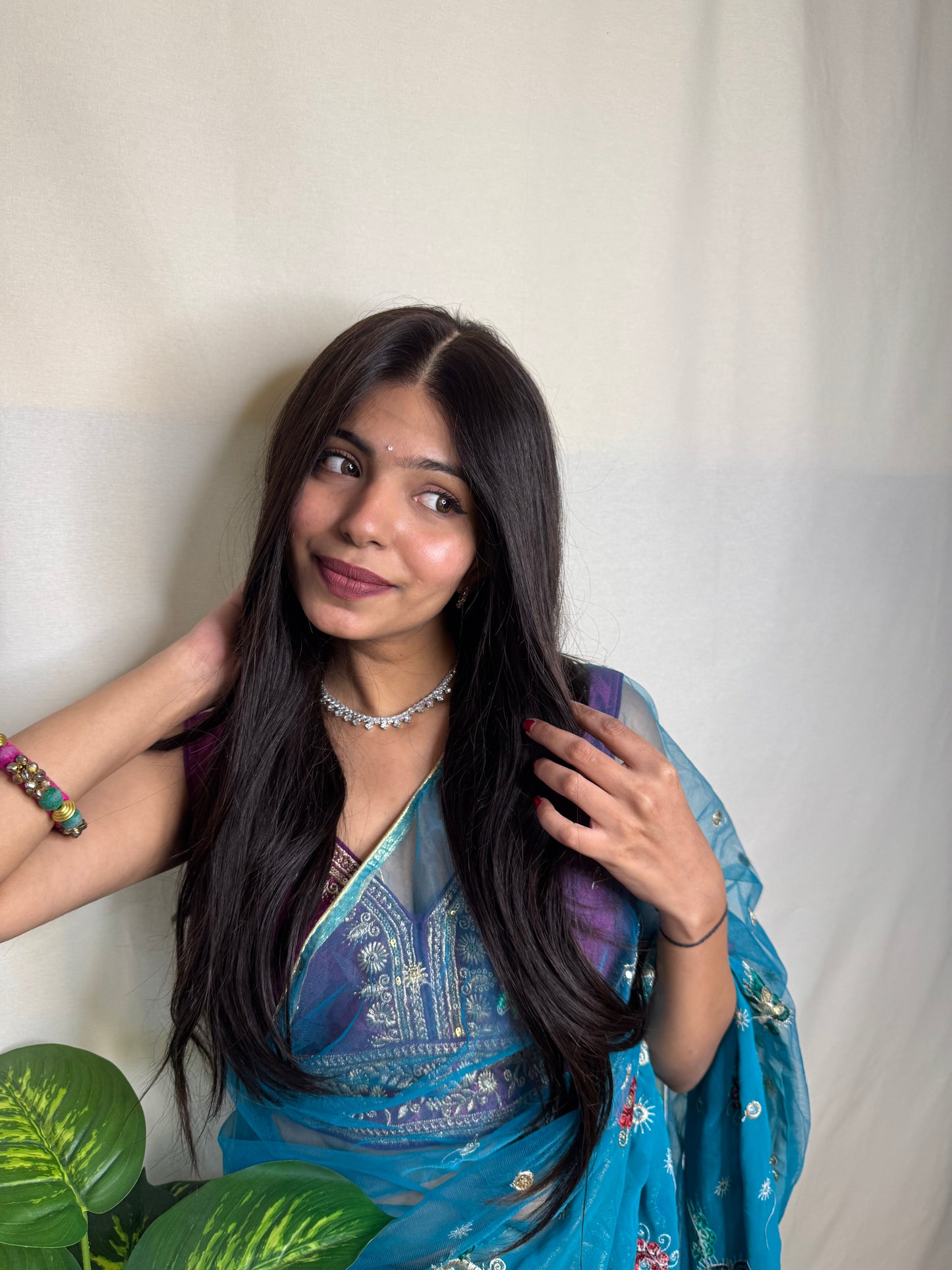 Jasmine - Natural Black Wavy Wig